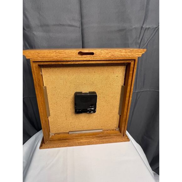 Wild Wings Wall Clock (Made in USA) Wooden Mantle Clock - Picture 6 of 6